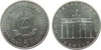 DDR 5 Mark NS Brandenburger Tor, etwas fleckig -