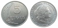 Peru 5 Centavos KN Prachtstück, Schön 17 -