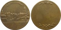 Frankfurt Medaille Bronze Frankfurt - Stadtansicht, leeres Gravurfeld, ca. 39,5 MM -