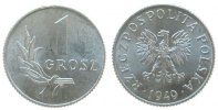Polen 1 Grosz Al Umlaufgeld -