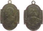 Vatikan Anhänger Bronze Leo XIII (1878-1903), ca. 17,5 x 27 MM -