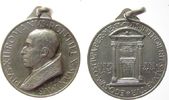 Vatikan tragbare Medaille Bronze versilbert Pius XII (1939-1958), auf das heilige Jahr, v. Mistruzzi, ca. 22,3 MM, mattiert -