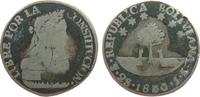 Bolivien 2 Soles 1830 Ag Simon Bolivar, JL, übl. Prägeschwäche fast schö... 100.41 元 含税 ＋  230.10 元 运费