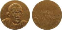 Medicina in nummis Medaille Bronze Bergmann Gustav von (1878-1955) - Internist, ca. 30 MM -