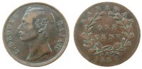 Sarawak 1 Cent Ku C.Brooke -