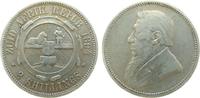 Südafrika 2 Shilling Ag Paul Kruger, Zuid Afrikaansche Republik -