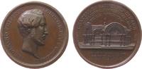 Frankreich Medaille Bronze Louis Philippe (1830-1848) - auf das Grabmal Chapelle Saint Ferdinand, Büste nach rechts / Grabmal, v. Borrel, ca. 26,5 M -