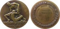 USA Medaille Bronze Army Boxing Association, zwei Boxer / Gravur, ca. 44,5 MM, zaponniert -