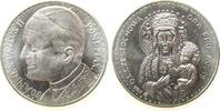 Vatikan Medaille Bronze versilbert Johannes Paul II (1978-2005), Büste nach links / Hl. Maria mit dem Jesuskind - Ora Pro Nobis, ca. 35 MM -