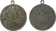 Bismarck tragbare Medaille Bronze Bismarck (1815-1898) - auf seinen 70. Geburtstag, und sein 50-jähriges Dienstjubiläum, Brustbild in Uniform halbrechts / -