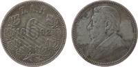 Südafrika 6 Pence Ag Zuid Afrikaansche Republik, Paul Kruger -