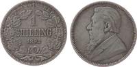 Südafrika 1 Shilling Ag Zuid Afrikaansche Republik, Paul Kruger -
