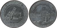 Städte Medaille Zinn Halle (Sachsen) - auf die Teuerung und den Erntesegen, hungernde Familie / Bauern bei der Ernte, v. Lorenz, ca. 42 MM, GPH -