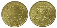 Somalia 5 Cent 1967 Ms etwas fleckig vz-unc 16.73 元 含税 ＋  230.10 元 运费