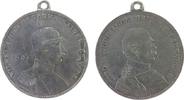 Bismarck tragbare Medaille Silber Bismarck (1815-1898) - auf seine Versöhnung mit Wilhelm II von Preussen, Randschrift: Ein Gedächnisthaler, v. Lauer, ca. -
