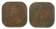 Straits Settlements 1/2 Cent Br Georg V -