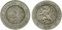 Belgien 5 Centimes KN Leopold I -