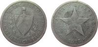 Kuba 20 Centavos Ag Stern -