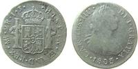 Peru 2 Reales Ag Charles IV (1788-1808), Lima, J.P., etwas korrodiert -