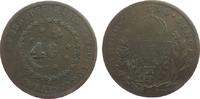 Brasilien 40 Reis Ku Pedro II, Gegenstempel auf 80 Reis 1827 R -