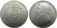 Südafrika 2 Shilling Ag Paul Kruger, Zuid Afrikaansche Republik -