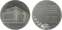 Rußland Medaille Aluminium Leningrad - Mariinski-Theater, ca. 54 MM, zaponniert -