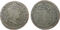 Lothringen Teston Ag Lothringen Herzogtum - Leopold Joseph, Lorraine, Nancy, justiert, ca. 8,3 Gramm, deutliche Überprägungsspur -