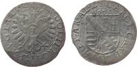 Strasbourg 3 Kreuzer Ag Strasbourg Bistum - Karl von Lothringen (1593-1607),(Alsace / Elsass), ca. 1,7 Gramm, kleines Zainende -