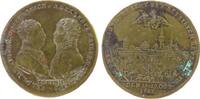 Rußland Jeton Messing Alexander I (1801-1825), auf die Völkerschlacht bei Leipzig, Brustbilder Alexander und Franz I von Österreich gegenüber -