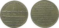 Großbritannien Medaille Bronze London - auf die Fertigstellung der NEW LONDON BRIDGE, Ansicht der Brücke mit technischen Daten / Mehrzeiler, ca. 28,7 MM -