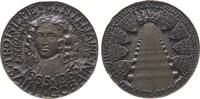 Frankreich Medaille Bronzeguß Colbert Jean Baptiste (1619-1683) - 300. Gründungsfeier der Glas- und Spiegelmanufaktur, in St. Gobain, Brustbild halb -