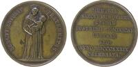 Städte Medaille Bronze Stade - auf 400 Jahre Antonius-Bruderschaft, Heiliger Antonius mit Kind / Mehrzeiler, ca. 29 MM -