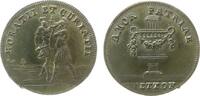Nachprägungen Jeton Messing Amor Patriae - Urne, Horatii et Curiatii - zwei kämpfenden Legionäre, ca. 27,5 MM, wohl spätere Nachprägung, scharfer Gr -