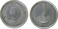 Städte Medaille Zinn Rochlitz (Sachsen) - auf die Errichtung des Friedrich-August-Turmes, Büste von Friedrich August II. nach rechts / Ansicht d -