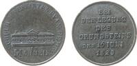 Städte Jeton Silber Mannheim - auf die Grundsteinlegung der Schule der vereinigten evangelischen Gemeinde, Gebäude / Schrift, ca. 20 MM, ca. -