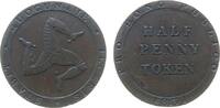 Man 1/2 Penny-Token Ku Georg III -
