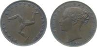 Man 1 Farthing Ku Victoria, Schrötlingsriß -