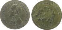 Jetons & Notgeld Jeton Messing Friedrich Wilhelm III (1797-1840), König von Preussen, Rein ohne Schuld, v. Lauer, ca. 23,5 MM -