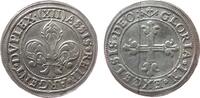 Strasbourg 12 Kreuzer (Dreibatzner) Ag Strasbourg Stadt (Alsace / Elsass), Schrötlingsriß, ca. 5,2 Gramm -