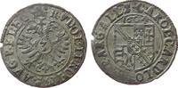 Strasbourg 3 Kreuzer Ag Strasbourg Bistum (Alsace / Elsass) - Karl von Lothringen 1593-1607, ca. 1,6 Gramm -