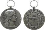 Frankreich tragbare Prämienmedaille Silber Östliche Industriegesellschaft - Société Industrielle de L'est, Büste der Marianne nach rechts / Schrift und Gravur: M.J. -