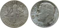 USA Dime Ag Roosevelt -
