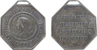 München tragbare Medaille versilbert München - auf die Marianische Studenten-Kongregation, Brustbild Marias nach links / Mehrzeiler, v. Poellath, ca. 33 M -