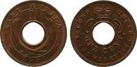 Ost Afrika 1 Cent Br Mzz:H, etw.fleckig -