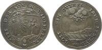 Städte Medaille Silber Augsburg - auf die Wintersonnenwende, MITT DER SONEN WIDERKEHR - Teil des Zodiakus über strahlender Sonne über Landschaft -