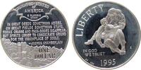 USA 1 Dollar Ag Gettysburg, ohne VP und ohne Zertifikat, etwas angelaufen -