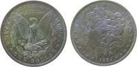 USA Dollar Ag Morgan, O (New Orleans), hübsche Patina -