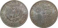 USA Dollar Ag Morgan, O (New Orleans), leichte Patina -