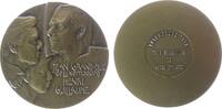 Luxemburg Medaille Bronze Jean Großherzog und Henri Guillaume - zwei Generatonen, drei Portraits / Schrift, ca. 70 MM, ca. 129 Gramm -