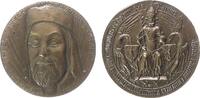Luxemburg Medaille Bronze Karl IV. (1316-1378) - auf den 600. Geburtstag, geboren als luxemburgischer Prinz, Jean 1964-2000, Büste mit Kappe von vo -